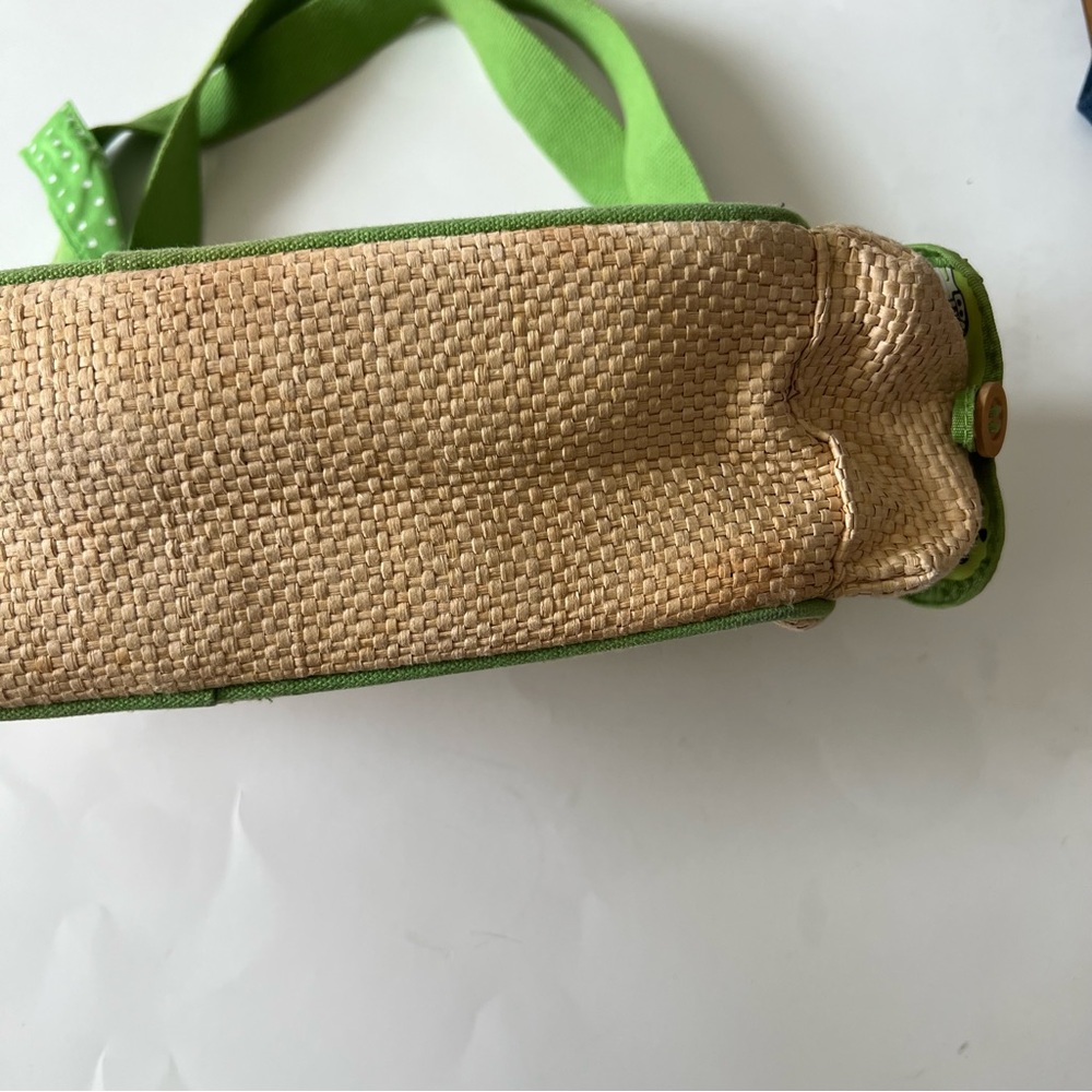 Paul Frank Rattan Purse "Bees don't feed the bears" vintage Y2K - Picture 6 of 15